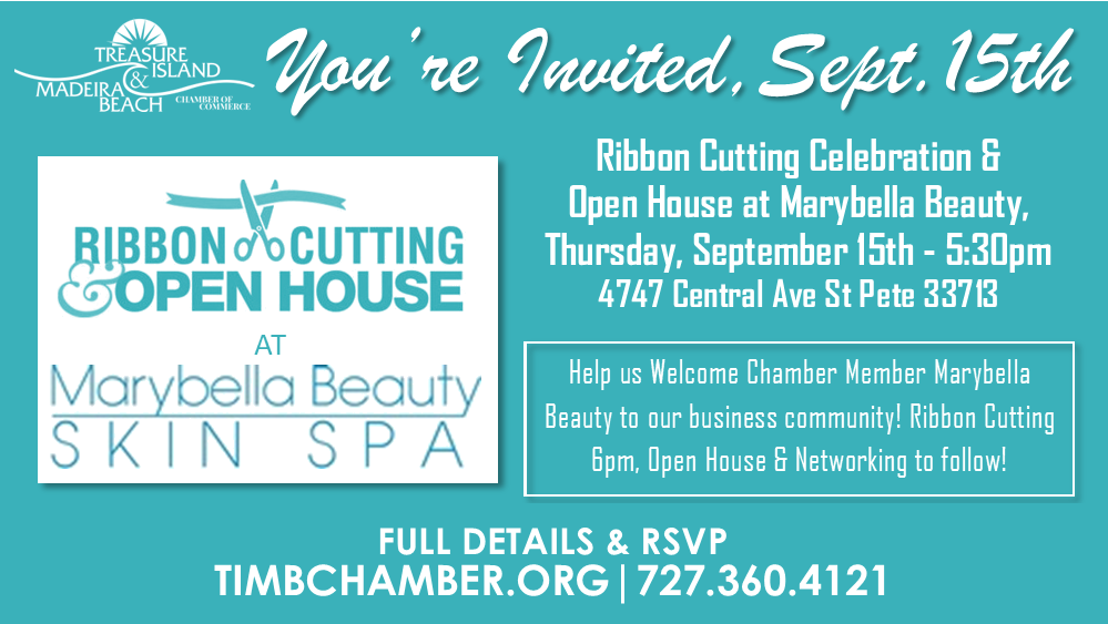 Ribbon Cutting & Open House – Marybella Beauty Skin Spa