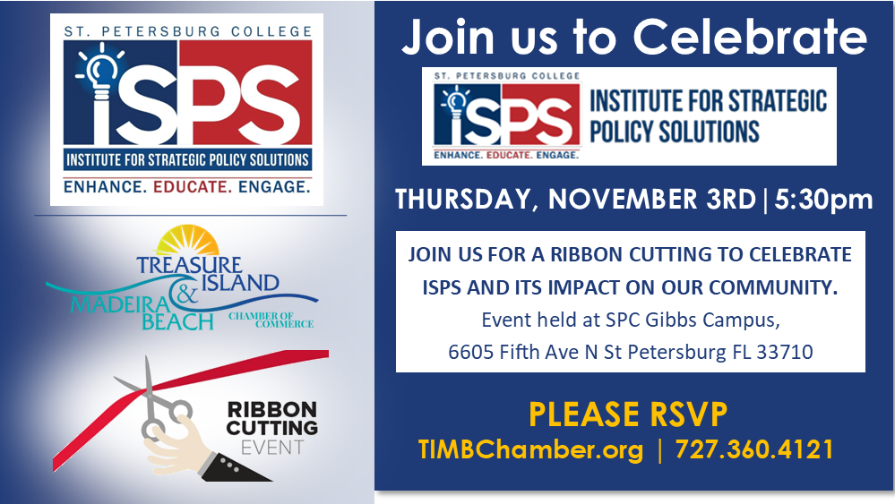 Ribbon Cutting Event for ISPS (Institute For Strategic Policy Solutions)